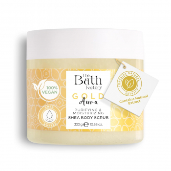 The Bath Factory Body Scrub 300 g - GOLD AURA